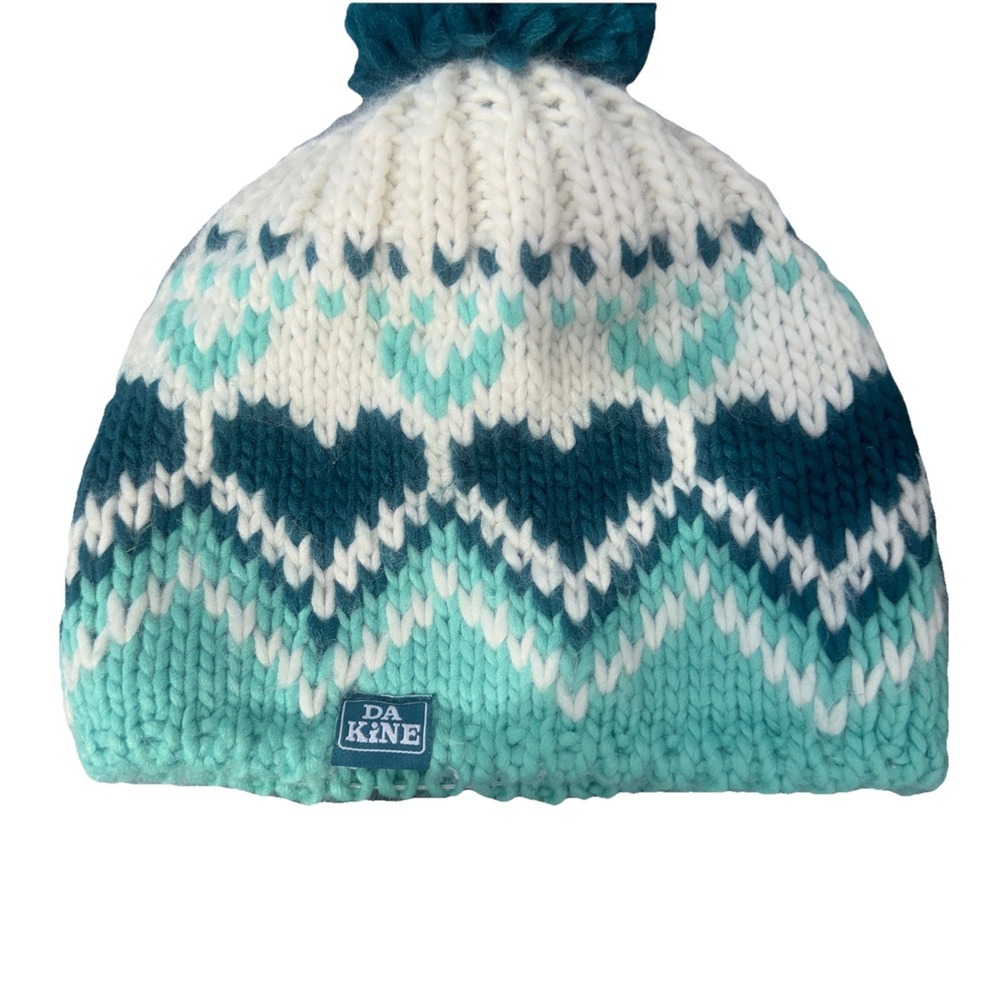 DAKINE Molly Girls Youth‎ Kids Winter Knit Pom Beanie Hat Cap GDX6